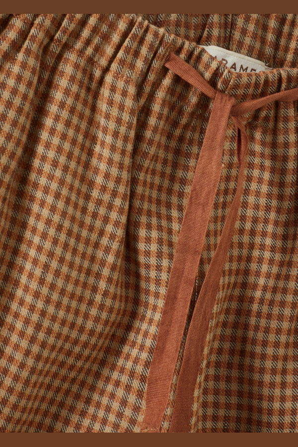 KIDS Caramel Chestnut Children's Linen Trousers