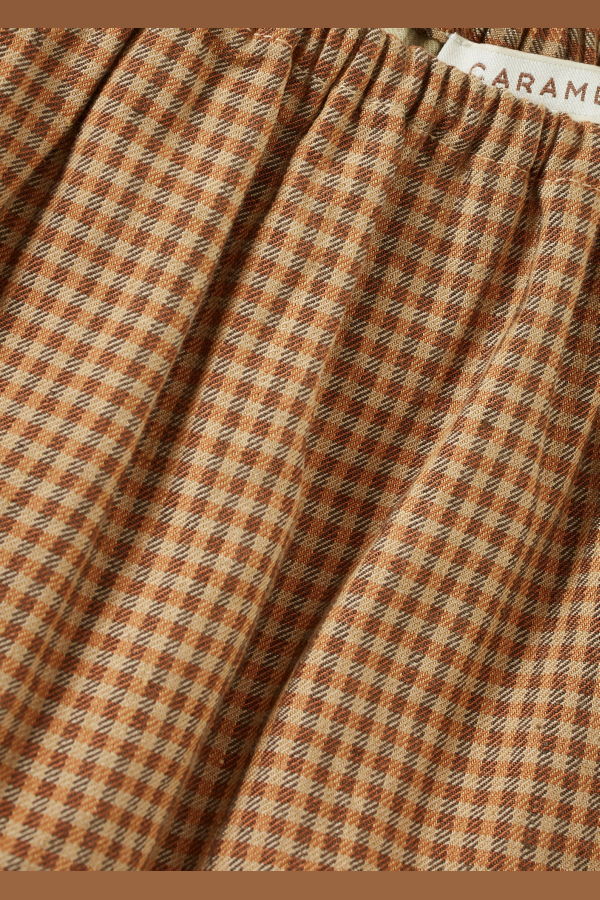 KIDS Caramel Ficus Baby Linen Trousers