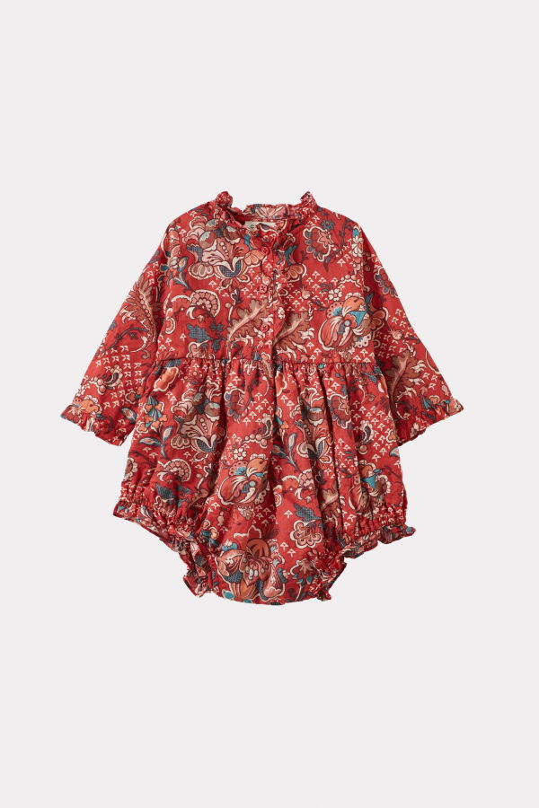 KIDS Caramel Kirby Baby Cotton Corduroy Romper Liberty Weavers Wonder