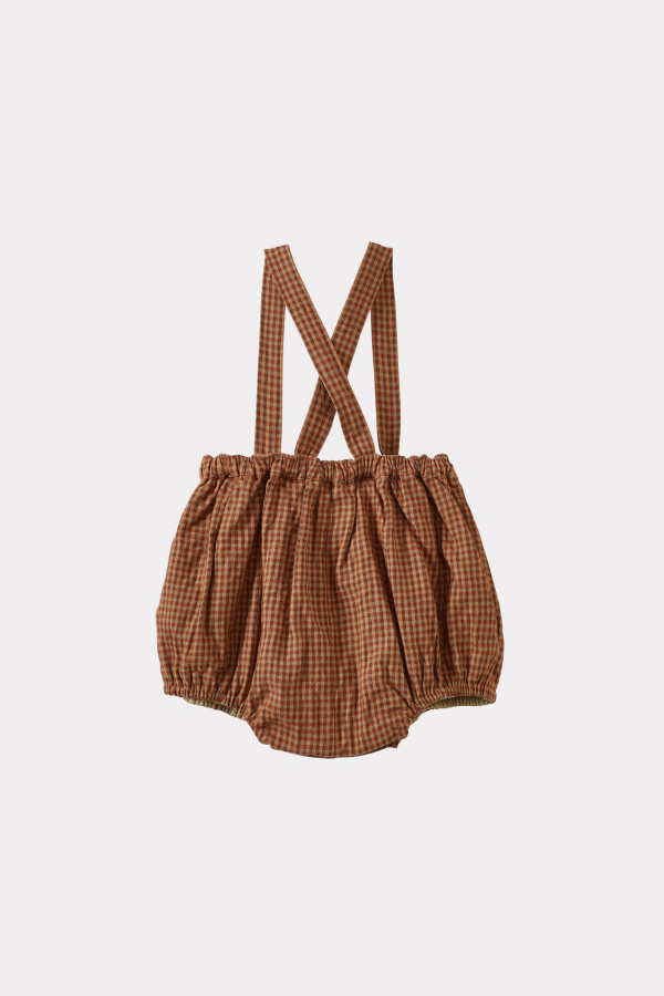 KIDS Caramel Musa Baby Linen Romper