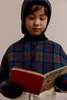 KIDS Caramel Plomo Children's Merino Wool Balaclava - Thumbnail 1
