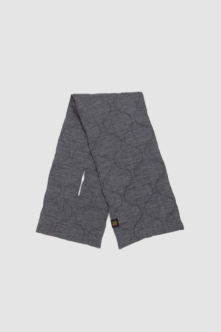 Batoner Solid Wool Muffler - Navy | Garmentory