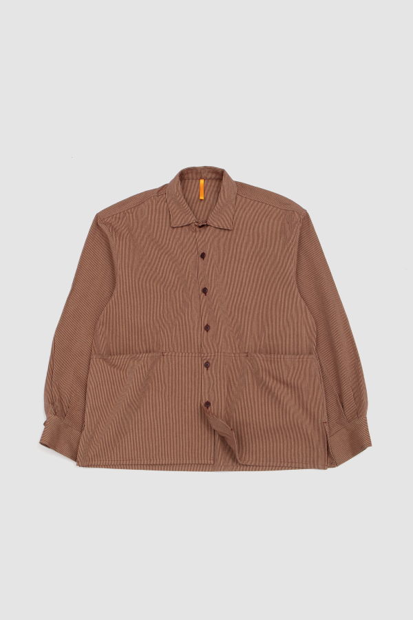 MAN-TLE R21S5 Oxford Shop Shirt - Brick