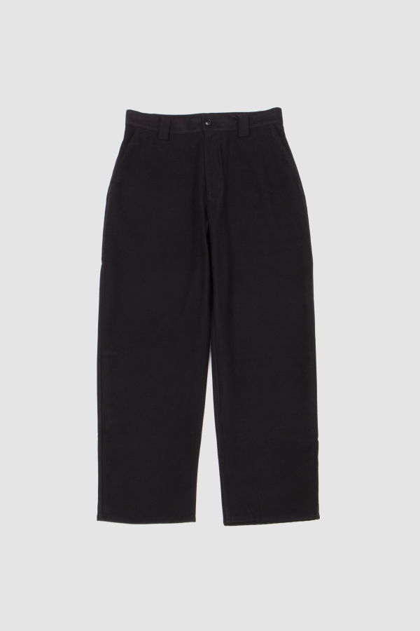 MAN-TLE R21Y6 Patch Pants Fluid Supima Back-Satin