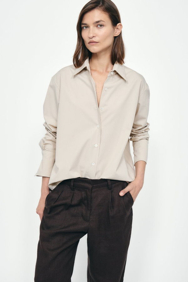 DĀL THE LABEL Remi Poplin Shirt