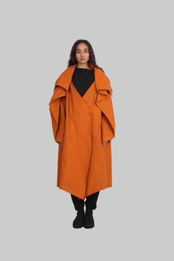 Solouk Ascend Trench Coat - Orange