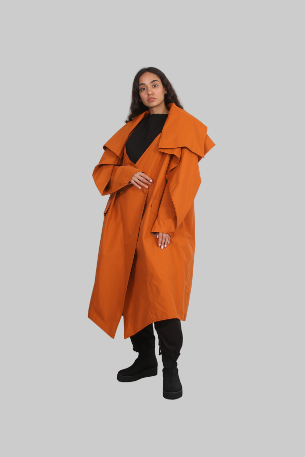 Solouk Ascend Trench Coat - Orange