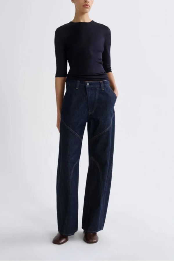 AGOLDE Reena Jean - Dark Wash Denim