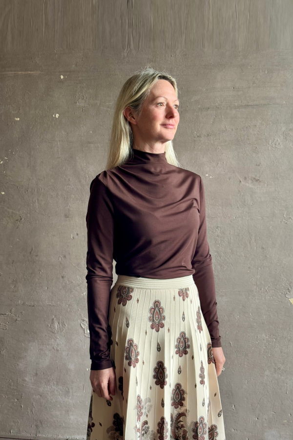 Veronica Beard Mylie Top - Espresso