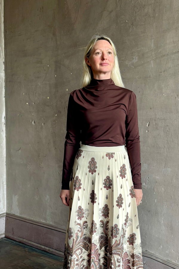 Veronica Beard Mylie Top - Espresso