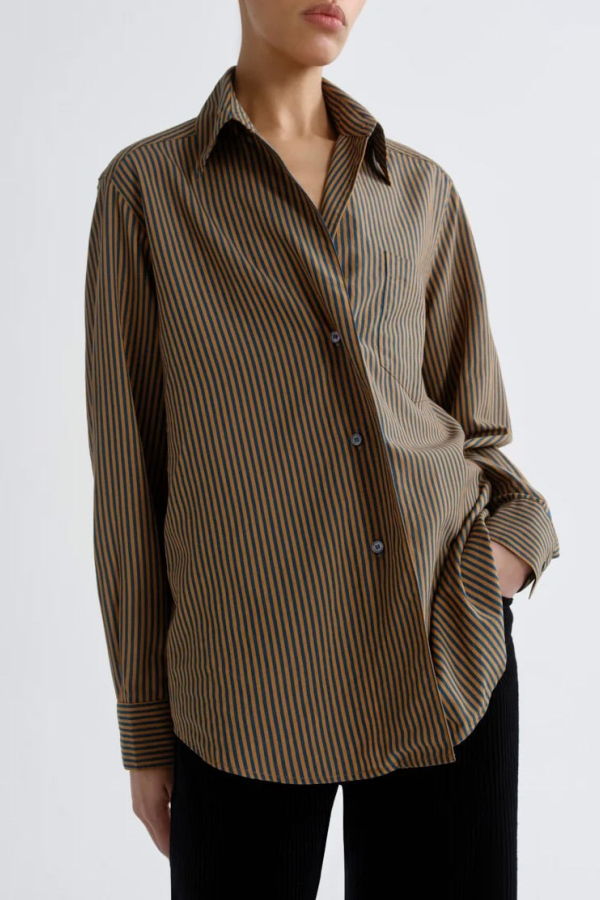 AGOLDE Aris Shirt / Trace Stripe