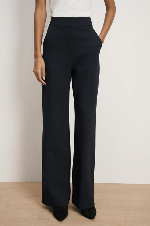 Veronica Beard Tonelli Pant - Navy