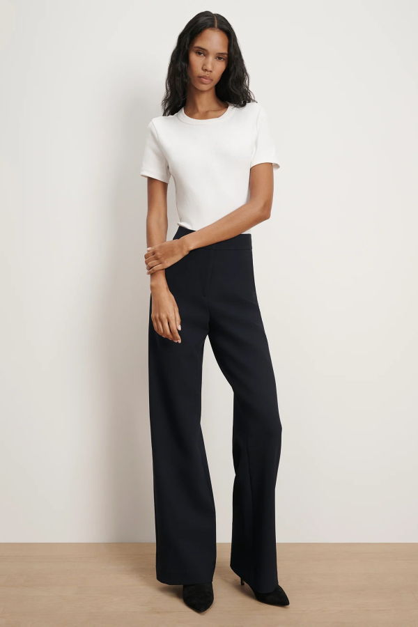 Veronica Beard Tonelli Pant - Navy