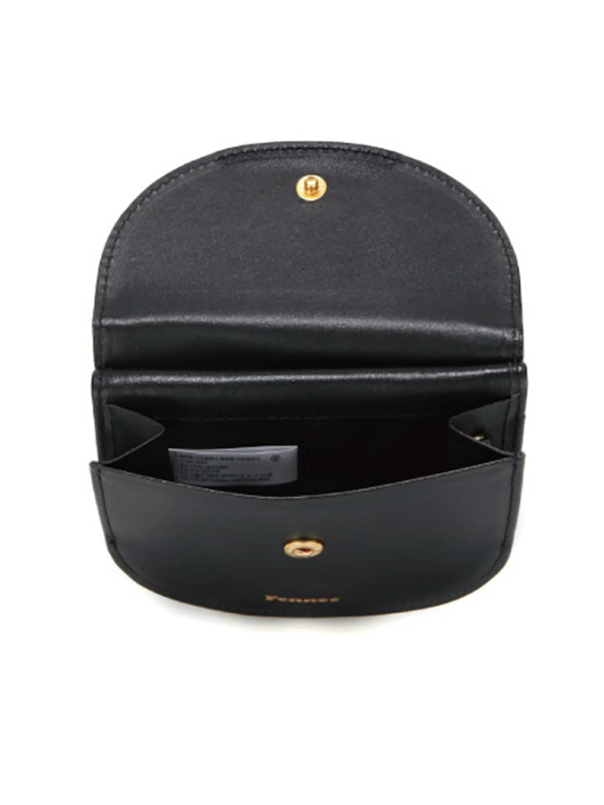 ★Fennec★ HALFMOON MINI WALLET BLACK FH1WT07BKF MUSINSA | fennec HALFMOON MINI WALLET - BLACK