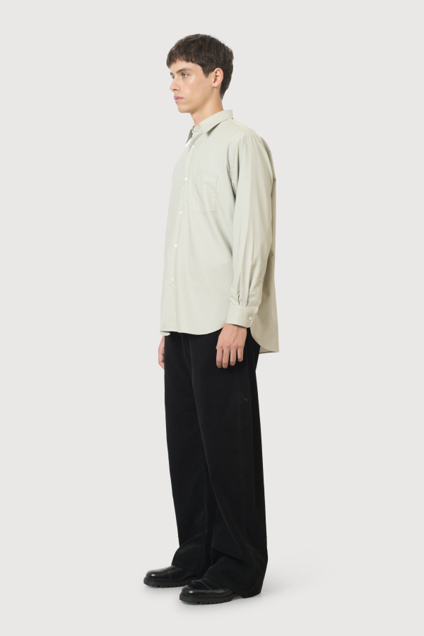 ssstein Pima Cotton Oversized Regular Collar Shirt