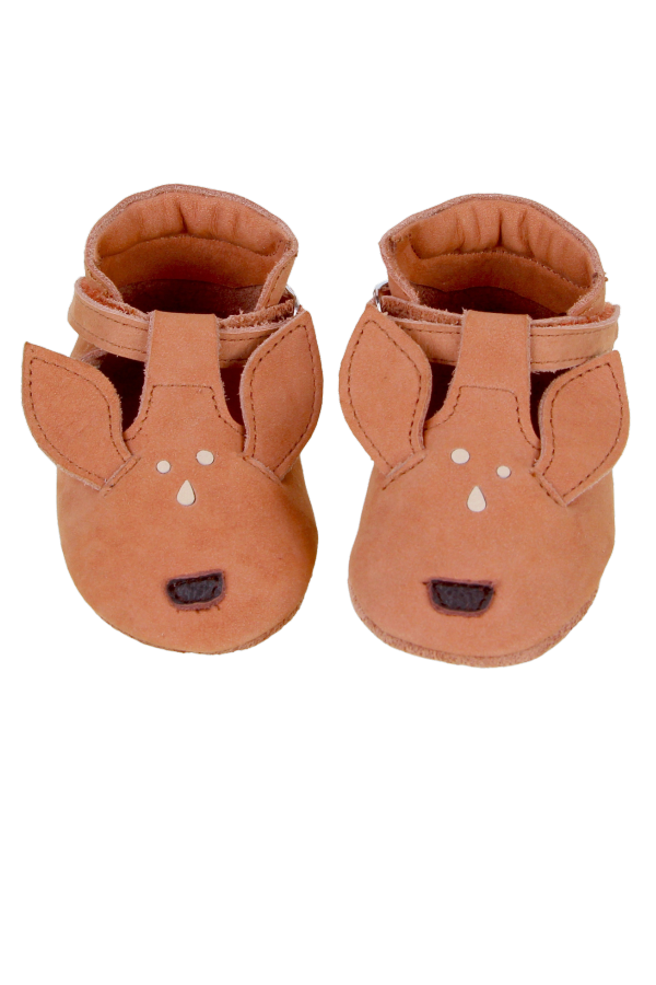 KIDS Donsje Spark Classic Deer Shoes - Walnut Nubuck
