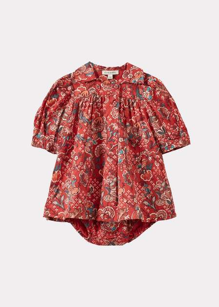 Kids Caramel GINGER DRESS - VINTAGE FLORAL | Garmentory