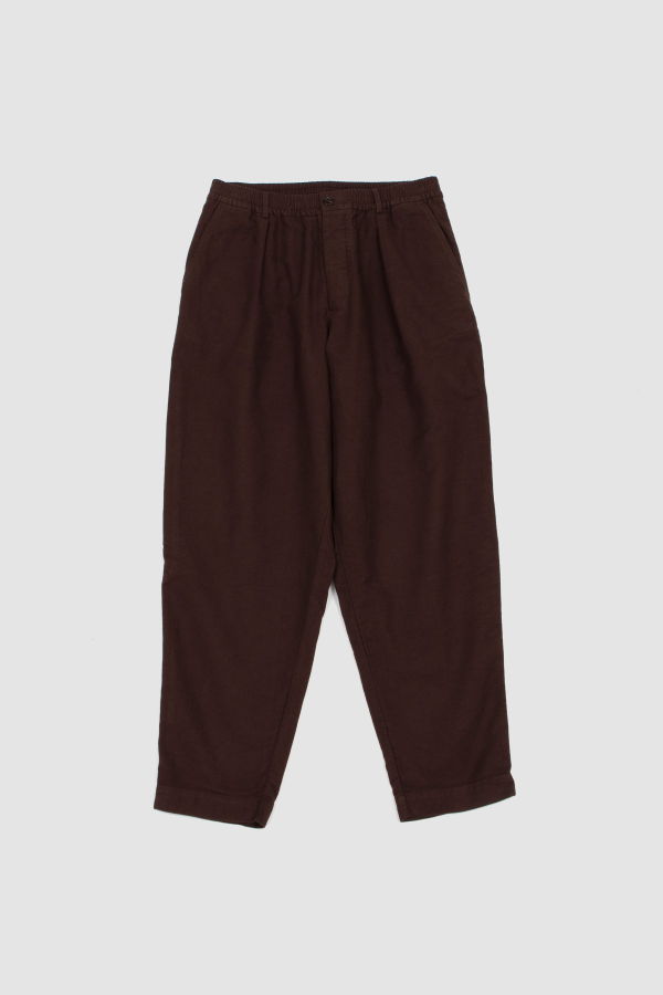 Universal Works Pleated Track Pant Comfort Moleskin