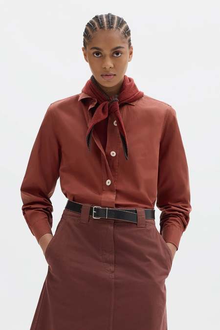 Margaret Howell MHL Wide Crew Neck - Matte Black | Garmentory