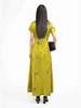Lovebirds Flora Lapel Dress - Matcha - Thumbnail 2