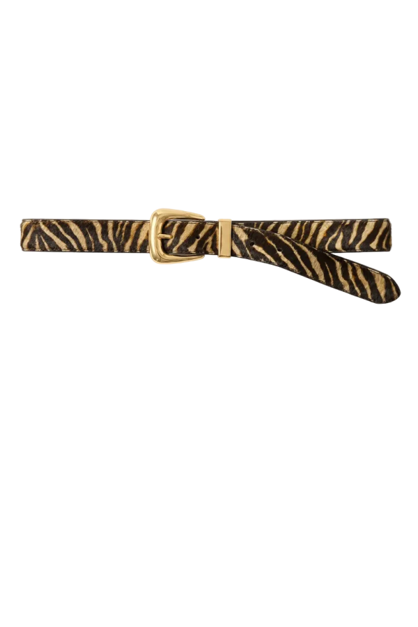 Veronica Beard Ziger Arch Belt - Tan Multi