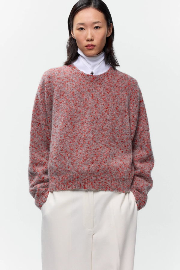Cordera Speckled Crew Neck Sweater AH26