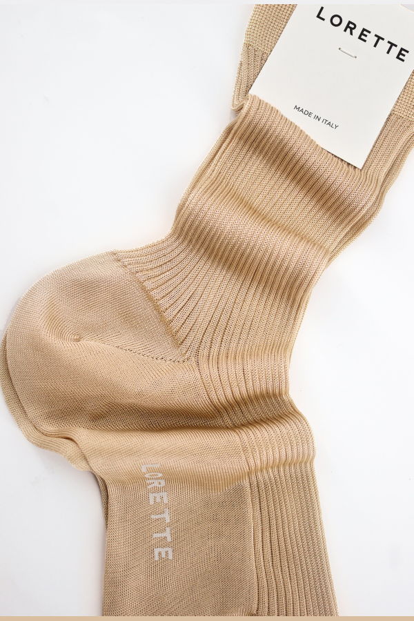 Lorette Lingerie Lorette Silk Sock - Cream