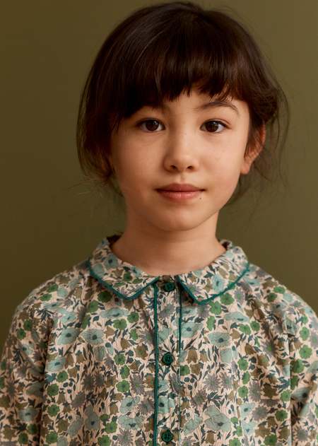 Kids Caramel GINGER DRESS - VINTAGE FLORAL | Garmentory