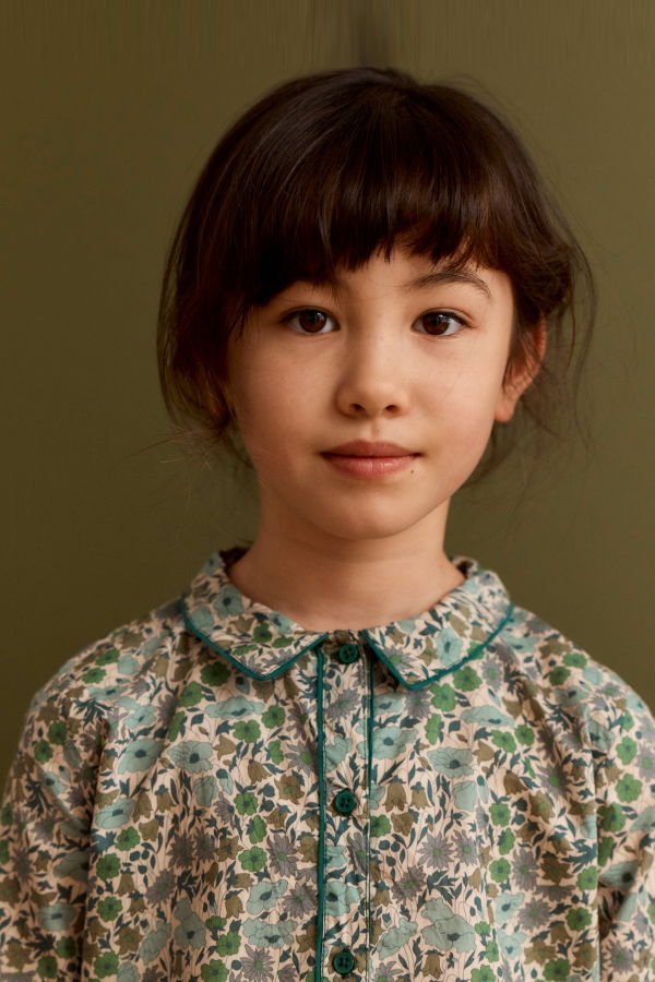 KIDS Caramel Dragonfly Cotton Shirt