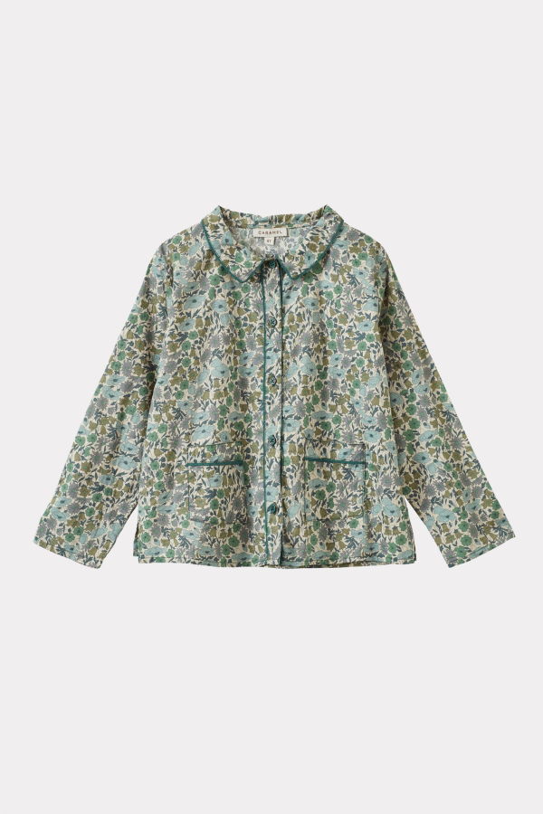 KIDS Caramel Dragonfly Cotton Shirt