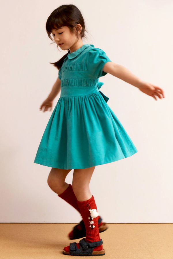 KIDS Caramel Penelope Girl's Cotton Corduroy Dress
