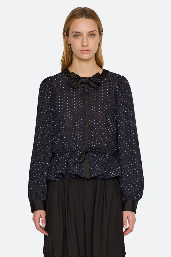 Sea NY Jeanne Top - Black