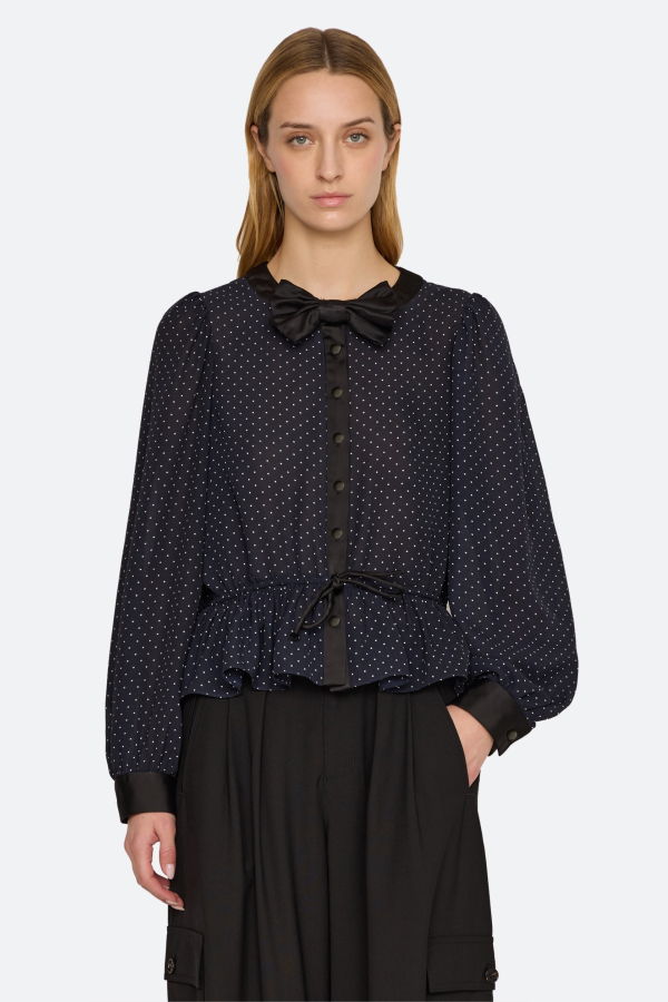 Sea NY Jeanne Top - Black