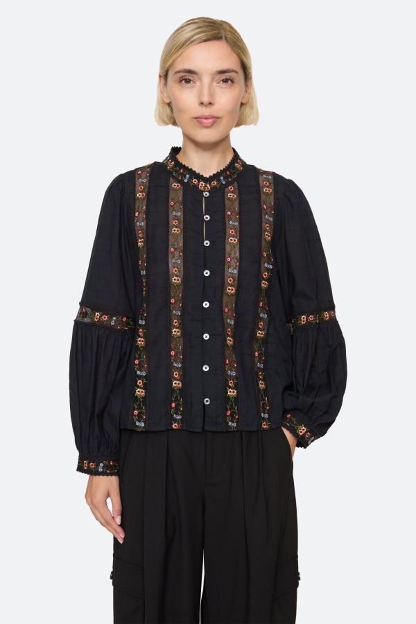 Sea NY Kaiya Blouse - Black