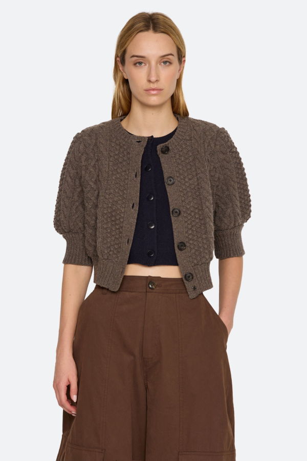 Sea NY Kayla Cardigan - Gray