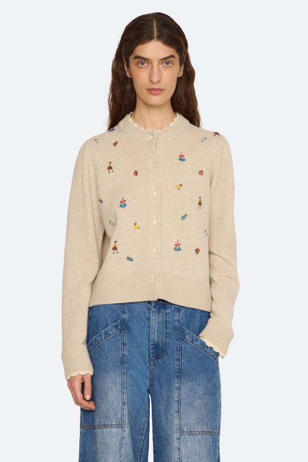 Sea NY Liana Cardigan - Natural