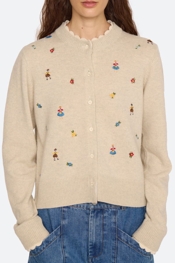 Sea NY Liana Cardigan - Natural