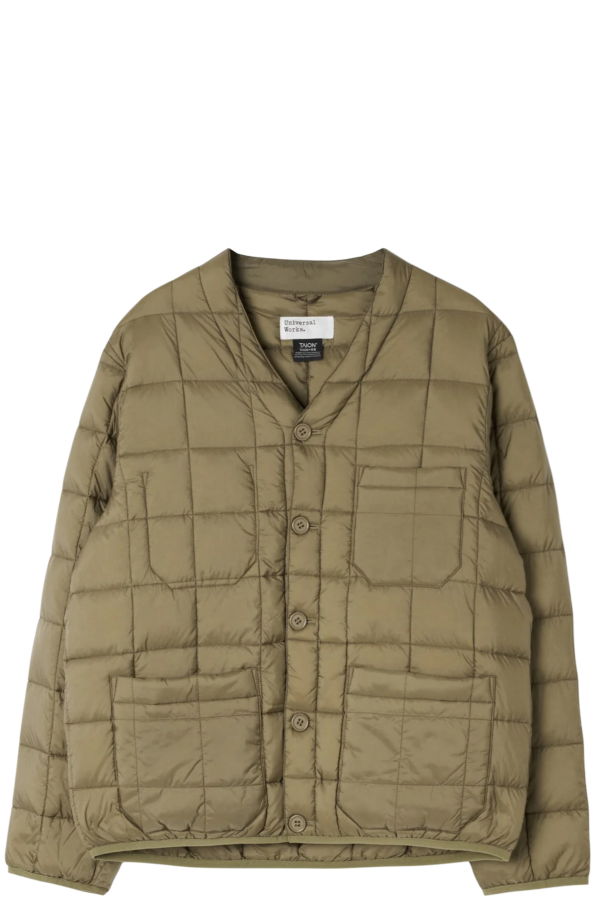 Universal Works TAION x Soft Shell Down Cardigan