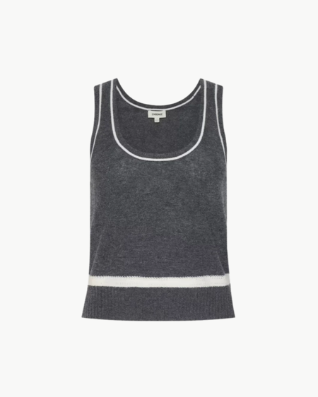 Auralee High Density Finx Linen Camisole - Green | Garmentory