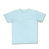 Velva Sheen - 14/1 Pigment Dyed Pocket T-Shirt - Turquoise - Thumbnail 1