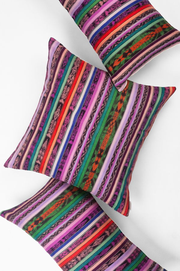 Archive New York Vintage Andra Ikat Stripe Pillow