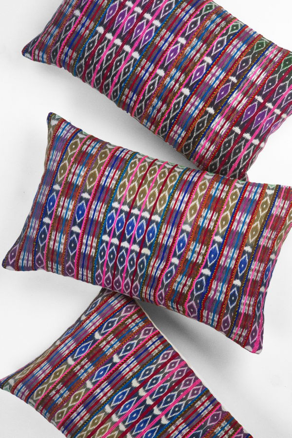 Archive New York Aves Ikat Pillow