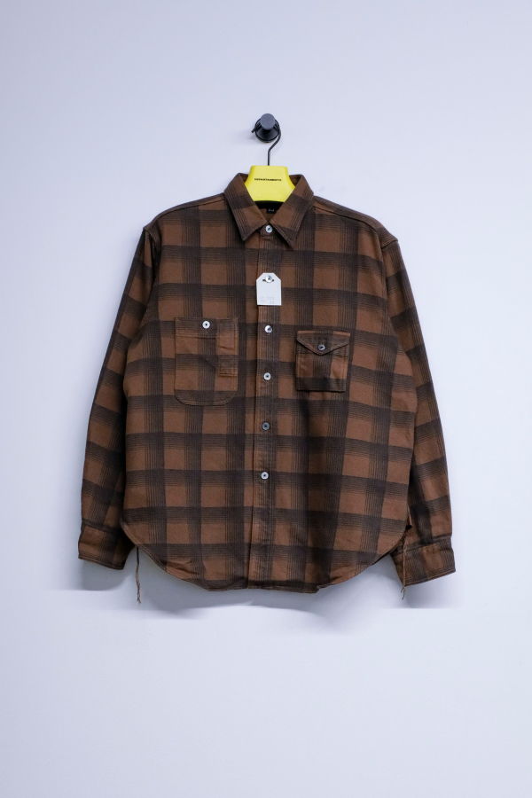 Taiga Takahashi Lot. 111 Cotton Work Shirt - Brown