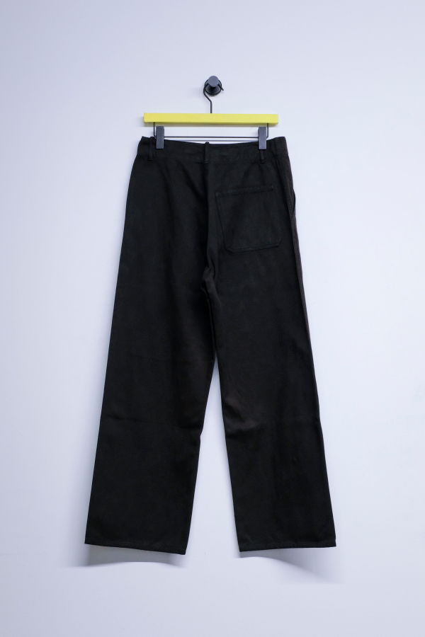 Taiga Takahashi Lot. 223 Mud-Dyed Supima Cotton Twill British Work Trousers - Brown