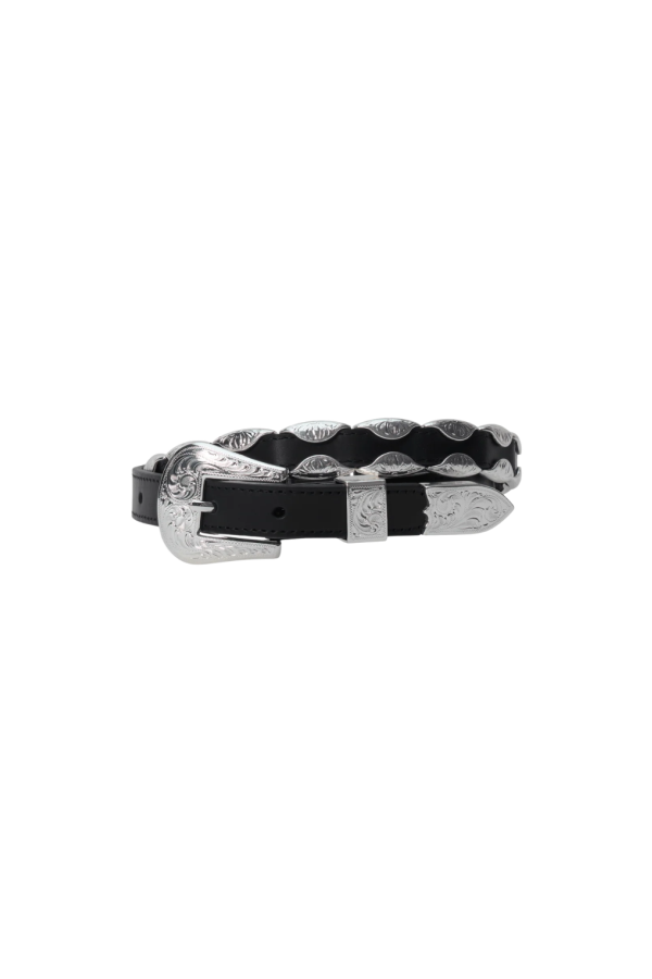 The Great. The Western Hardware Belt - Black / Silver