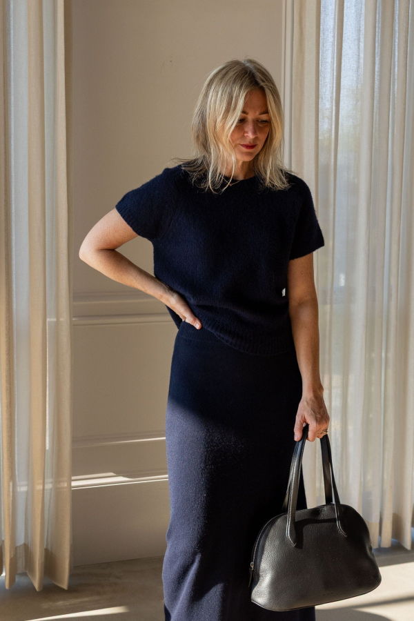 Lisa Yang Siona Sweater - Navy