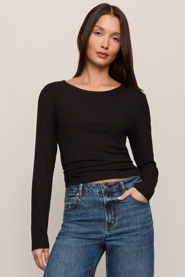 Z Supply Second Skin Crew Long Sleeve Tee