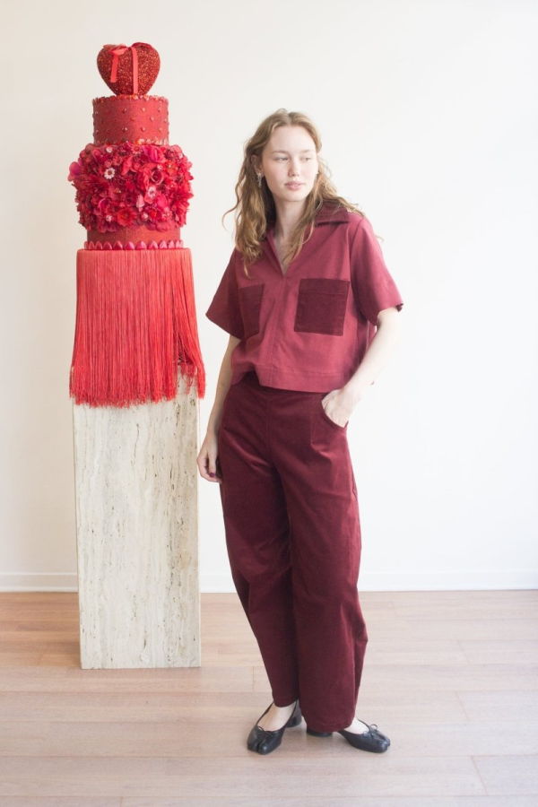 Marigold Cassie Top - Wine