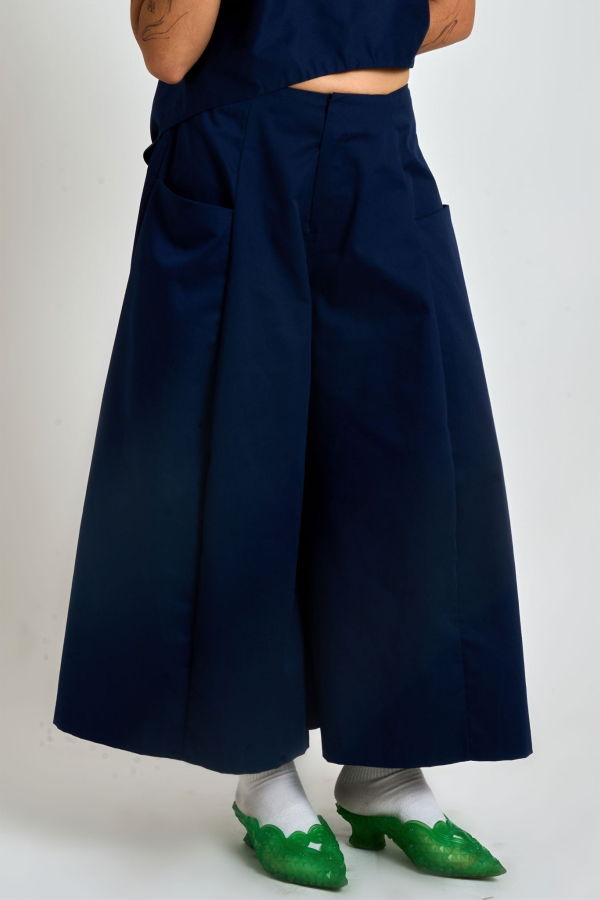 KAAREM Dalber Relaxed Wide Leg Panel Pant