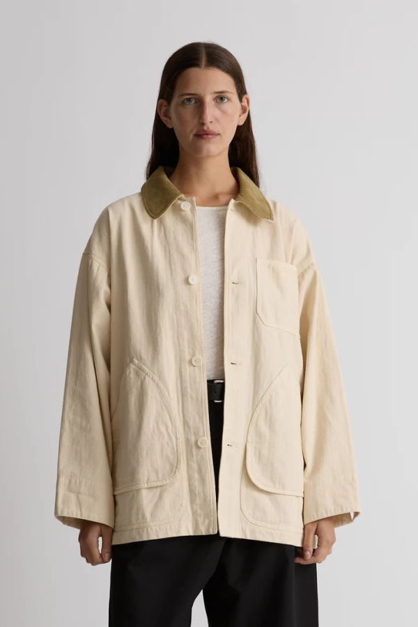 Shaina Mote Painter Coat Natural Denim